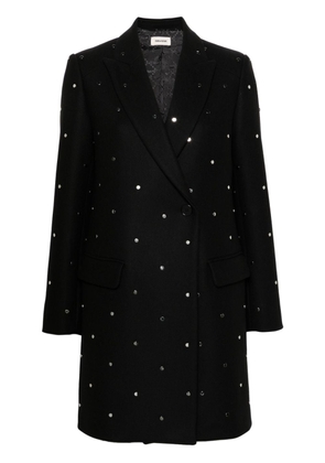 Zadig&Voltaire Marco studded coat - Black