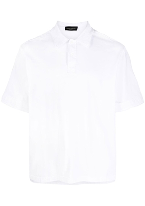 Roberto Collina classic cotton polo shirt - White