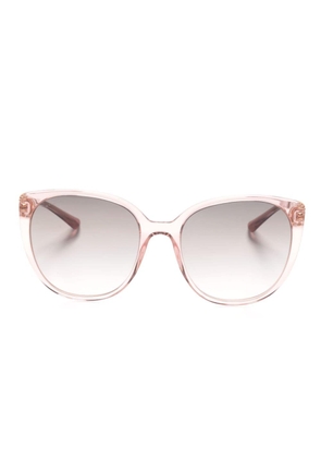 Bvlgari transparent-frame cat-eye sunglasses - Pink