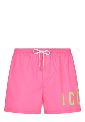 Dsquared2 logo-print swim shorts - Pink
