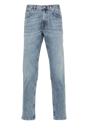 Eleventy mid-rise tapered-leg jeans - Blue