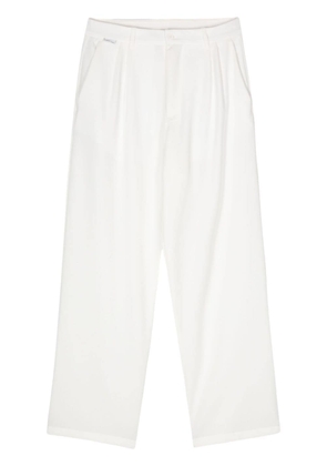 Family First pleat-detailing palazzo trousers - White