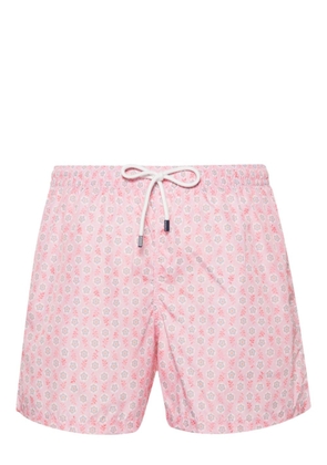 Fedeli Madeira floral-print swim shorts - Pink