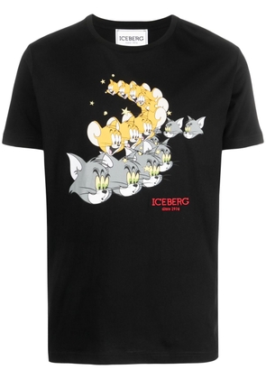 Iceberg x Looney Tunes cartoon-print cotton T-shirt - Black