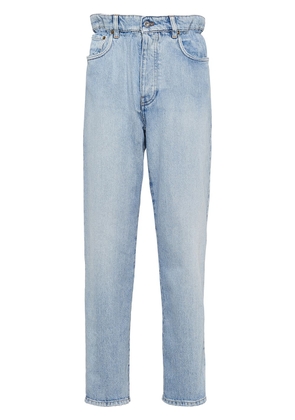 Miu Miu high-waisted straight-leg jeans - Blue