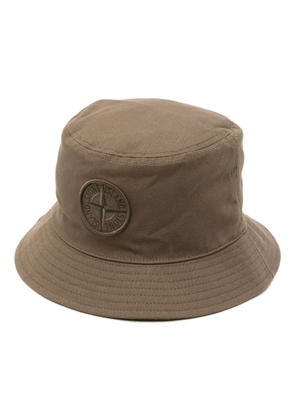 Stone Island Compass-motif cotton bucket hat - Green