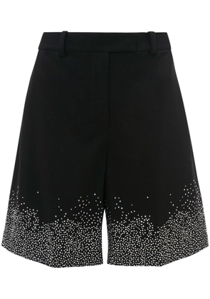 JW Anderson crystal-embellished tailored shorts - Black