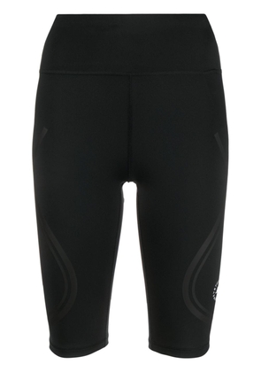 adidas by Stella McCartney logo-print cycling shorts - Black