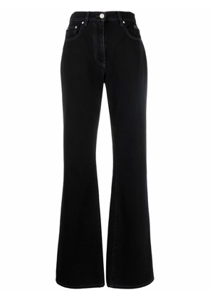 MSGM embroidered logo trousers - Black