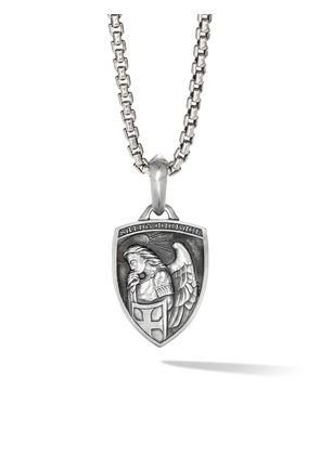 David Yurman sterling silver St. Michael amulet