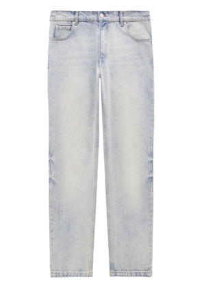 Courrèges tapered-leg cotton jeans - Blue