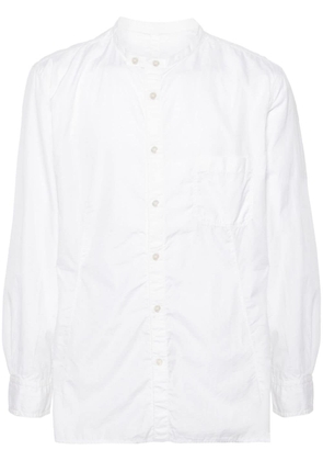 Yohji Yamamoto plain cotton shirt - White