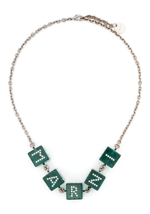 Marni logo-embellished necklace - Silver