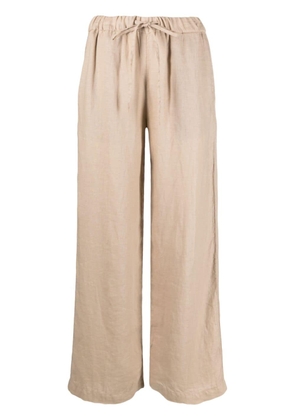 Fay mid-rise wide-leg trousers - Neutrals