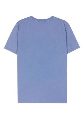Maison Labiche slogan-embroidered T-shirt - Blue
