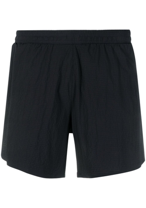 Y-3 logo-print elasticated-waist shorts - Black