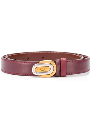 Gucci Pre-Owned GG buckle belt - Purple