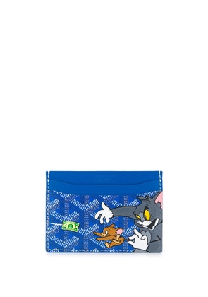 Goyard Pre-Owned 2000s logo Tom and Jerry printed cardholder - Blue