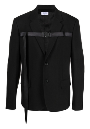 Off-White buckled single-breasted blazer - Black