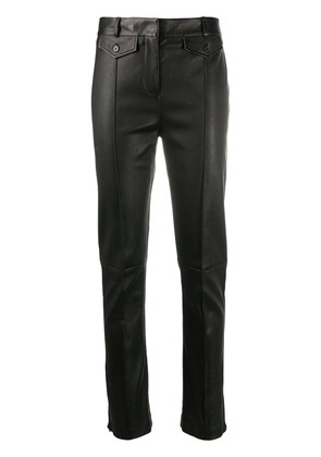 TOM FORD leather skinny-leg jeans - Brown