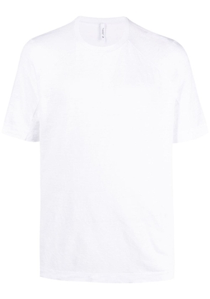 Transit mélange-effect crew-neck T-shirt - White