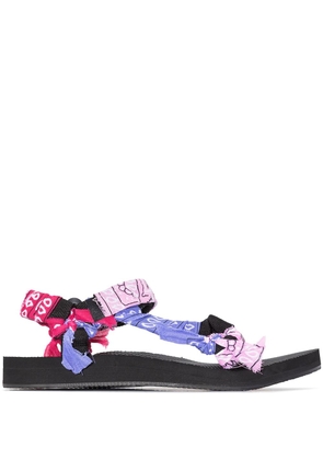 Arizona Love bandana-straps flat sandals - Pink