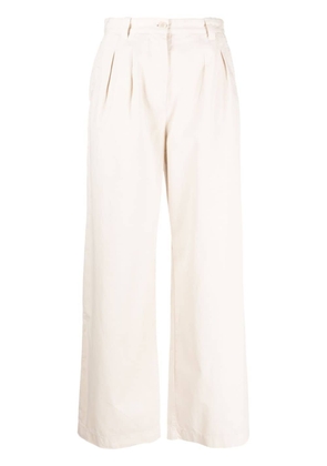 A.P.C. straight-leg cotton trousers - Neutrals