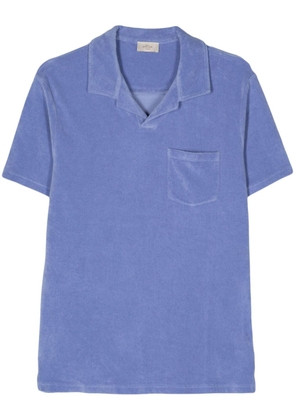 Altea towelling-finish polo shirt - Blue