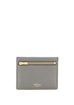 Mulberry compact logo cardholder - Grey
