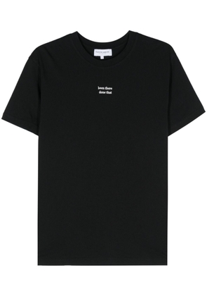 Maison Labiche slogan-embroidered T-shirt - Black