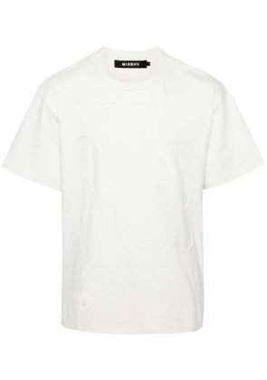 MISBHV patchwork cotton T-shirt - White