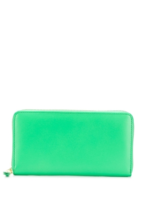 Comme Des Garçons Wallet zip-around leather wallet - Green
