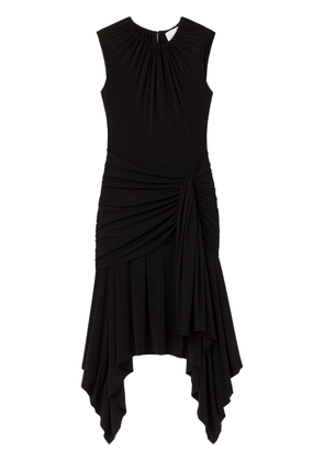 AZ FACTORY Helleborus draped midi dress - Black