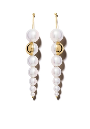 TASAKI 18kt yellow gold M/G TASAKI Shell Freshwater pearl earrings