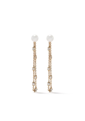 Yoko London 18kt yellow gold Trend diamond earrings