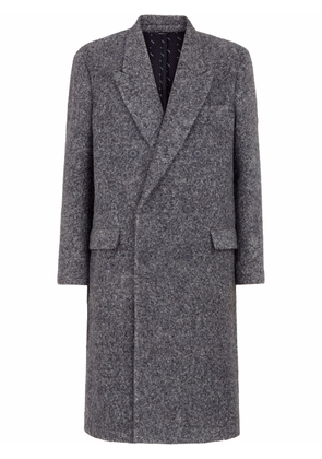 FENDI double-breated button coat - Grey