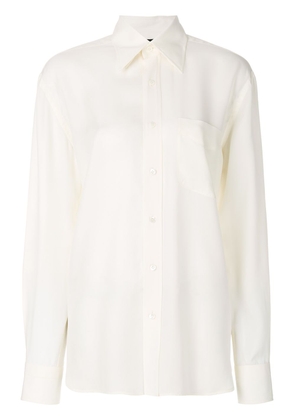 TOM FORD crepe buttoned shirt - Neutrals