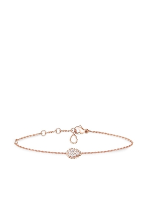 Boucheron 18kt rose gold Serpent Bohème diamond XS motif bracelet - Pink
