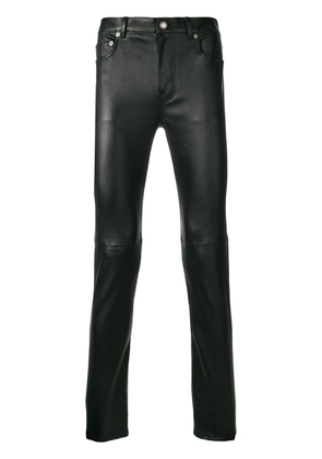 Saint Laurent skinny leather trousers - Black