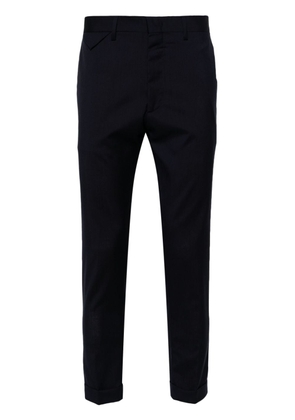 Low Brand tailored-cut virgin-wool trousers - Blue