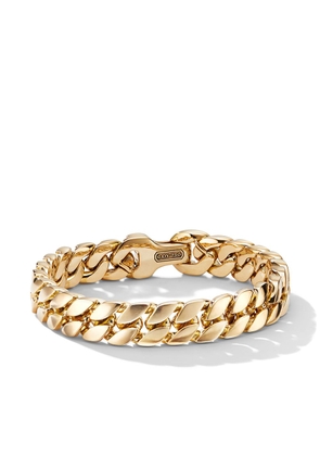 David Yurman 18kt yellow gold curb chain bracelet