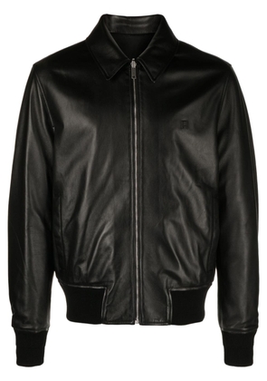 Givenchy reversible leather bomber jacket - Black