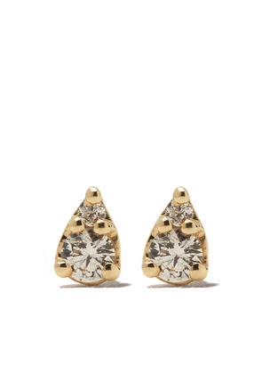 Dana Rebecca Designs 14kt gold diamond teardrop earrings