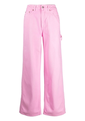 Haikure mid-rise wide-leg jeans - Pink