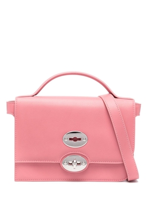 Zanellato Ella crossbody leather bag - Pink