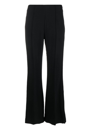 Erika Cavallini high-waisted flared trousers - Black