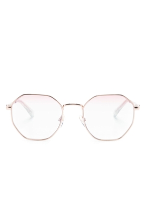 Chiara Ferragni CF 1021/BB round-frame glasses - Gold