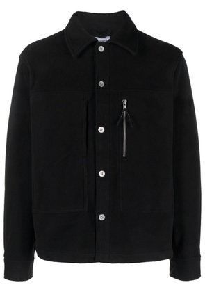 Soulland Ryder fleece shirt jacket - Black
