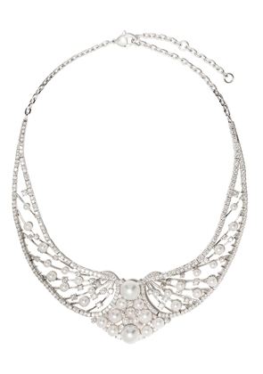 Yoko London 18kt white gold diamond Heirloom necklace - Silver