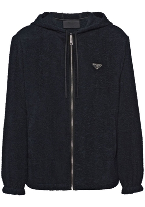Prada terrycloth blouson jacket - Black